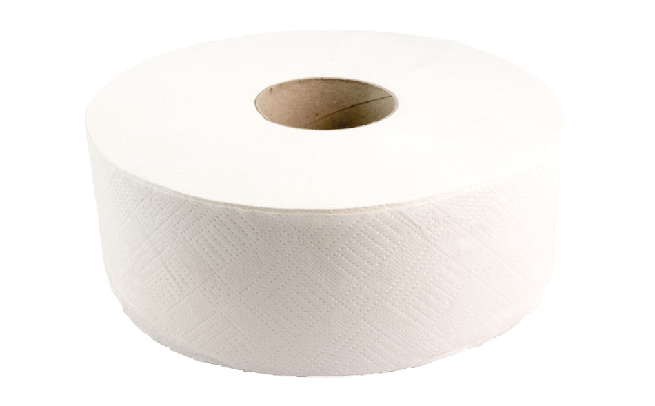 Hygienepapiere Toilettenpapiere Jumbo-Toilettenpapier 2-lagig - 9 x 22,4 x 25000 cm