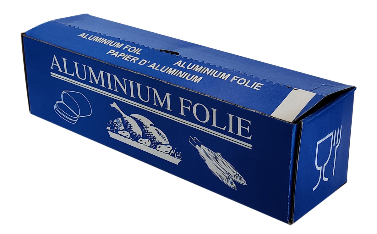 Aluminiumfolien Aluminiumfolie Box Brutto 1500 gr - 29 cm 14 mμ