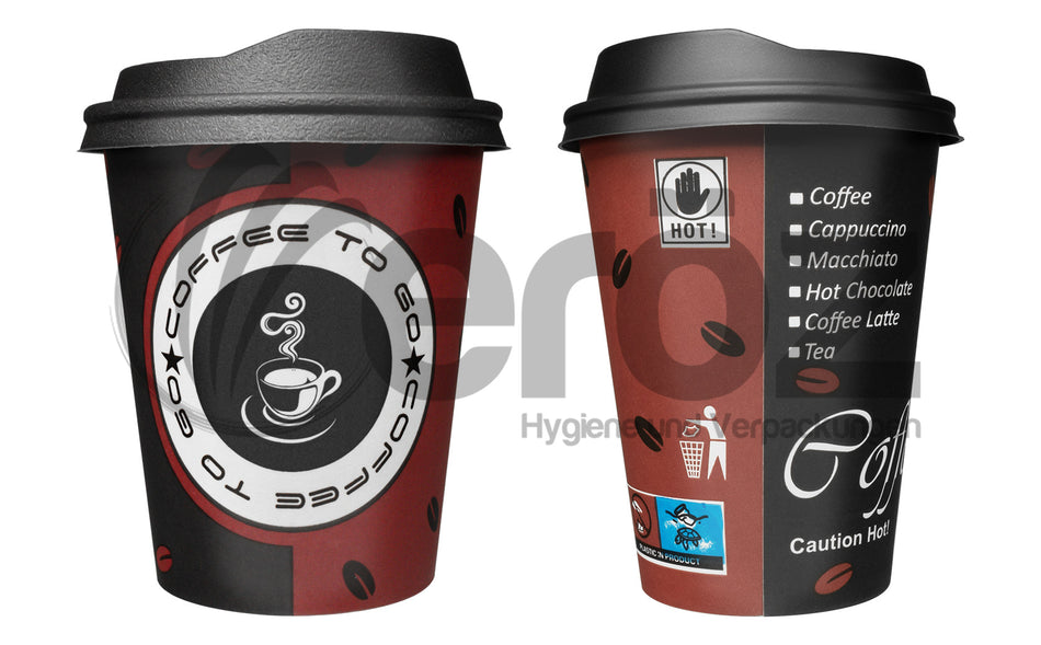 Pappbecher Coffee to go Becher 8 OZ - 200 mL
