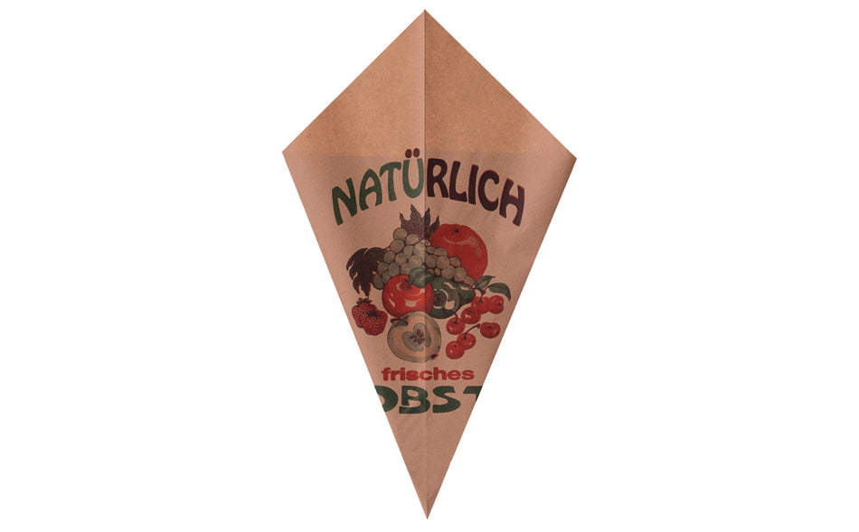 Einwickelpapiere für Lebensmittel Einschlagpapiere Obstspitztüten 1,5 kg Braun 1500 gr - 38 x 38 x 53 cm