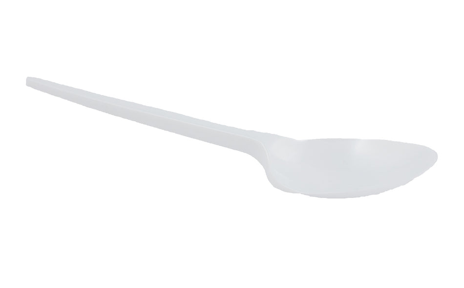 Einwegbesteck Plastik-Löffel gelegt - 18 cm