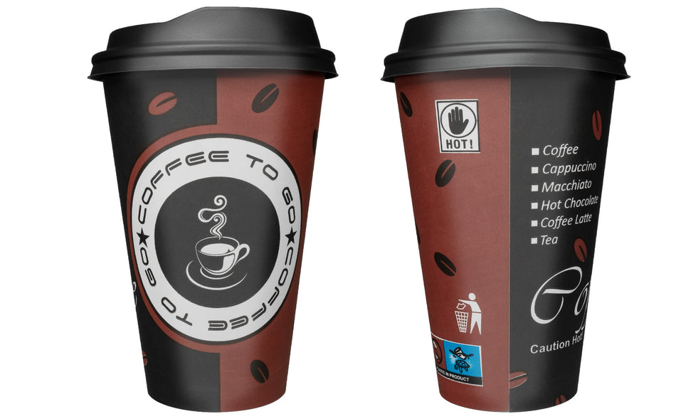 Pappbecher Coffee to go Becher 16 OZ - 400 mL