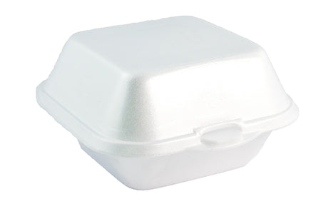 Styroporboxen Hamburgerboxen Hamburgerbox "INDE PLASTIK" IP7 - 13,5 x 13,5 x 7 cm