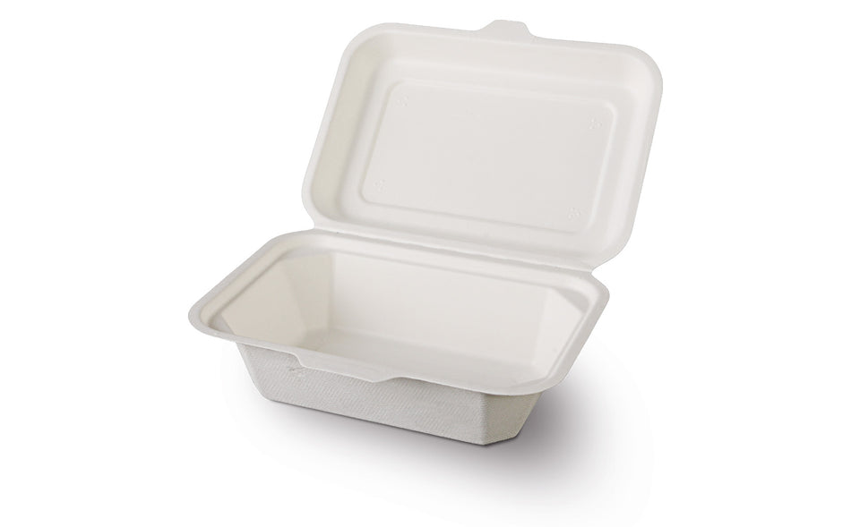 Bio-Verpackungen Boxen Lunchbox *ECO* HB9 - 18,3 x 13,6 x 6,9 cm