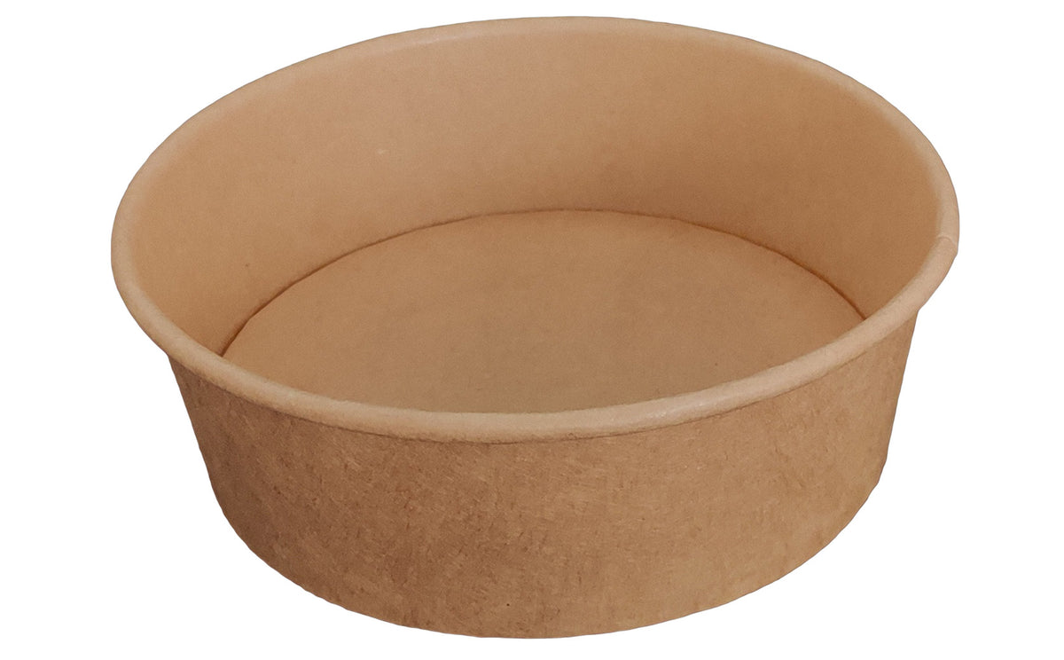 Einwegschalen Pappschalen Salad Bowl 25 Oz - 14,8 x 12,8 x 6 cm