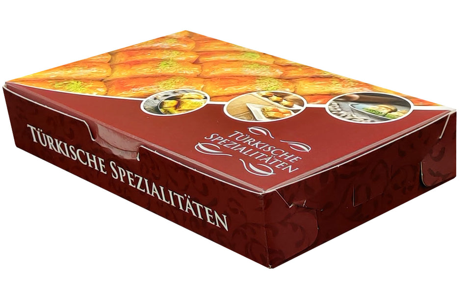 Verpackungen aus Pappe und Papier Tortenkartons & Kuchenkartons Baklavabox beschichtet 500 gr