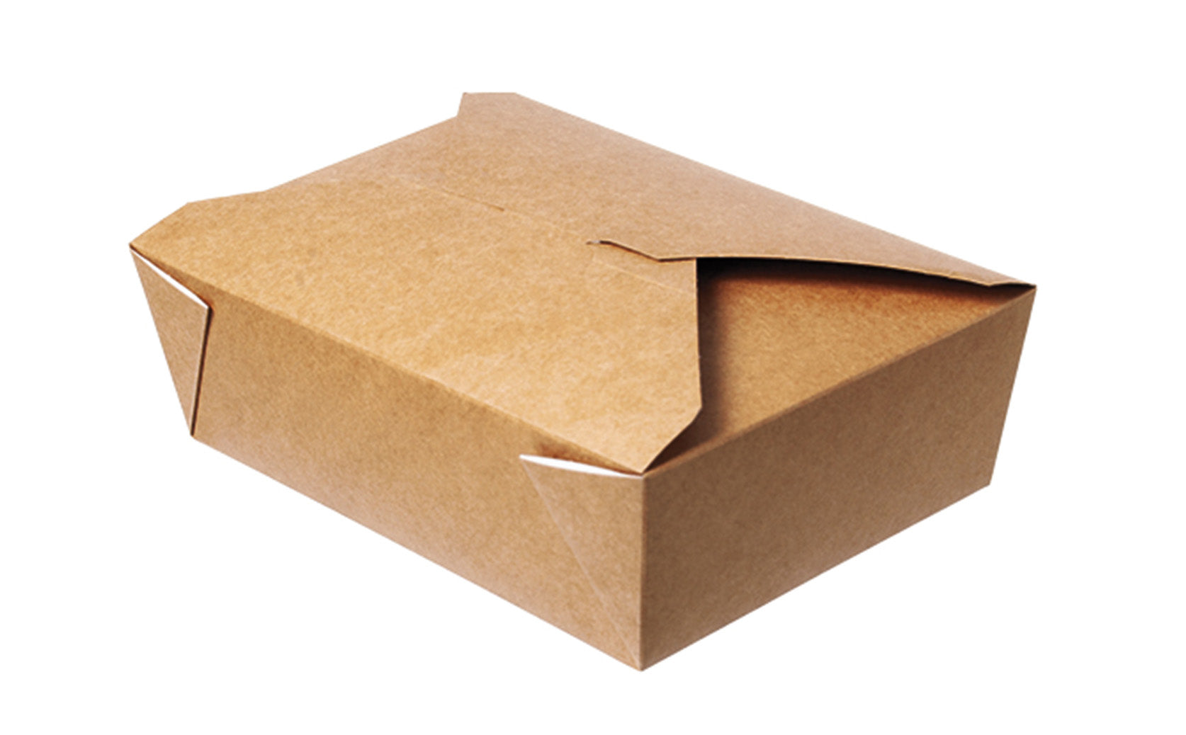Verpackungen aus Pappe und Papier LUNCH-BOX NATURE PAPPE - 11 x 9 x 5 cm 500 mL