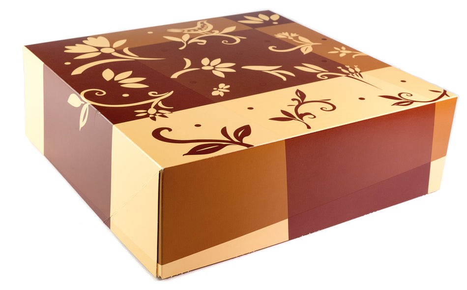 Verpackungen aus Pappe und Papier Tortenkartons & Kuchenkartons Tortenkarton "Braziliano " - 34 x 34 x 11 cm