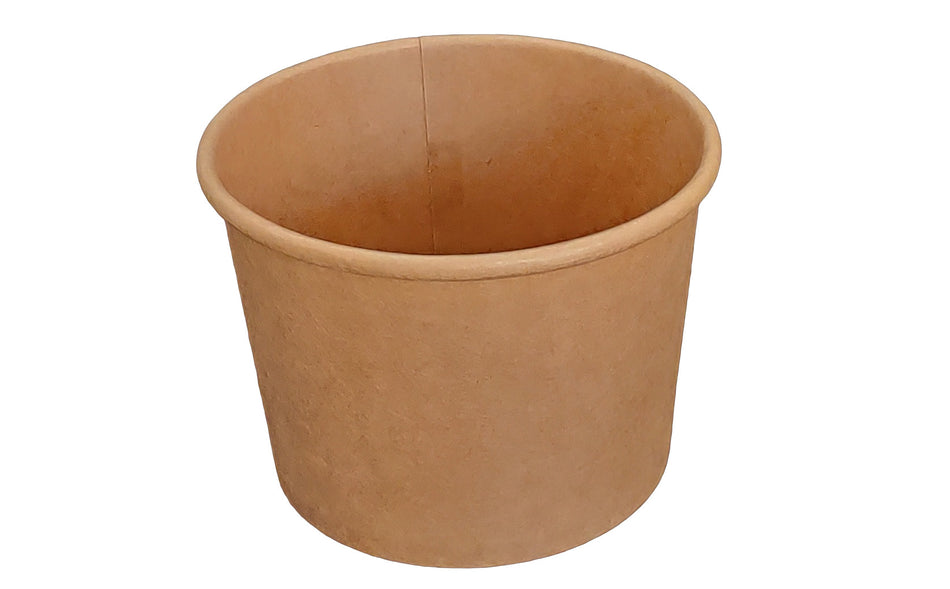 Einwegschalen Pappschalen Soup-to-go Becher Large 118mm x 108mm